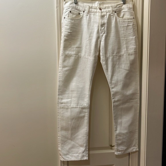 Madewell Rivet and Thread distressed high rise straight leg jeans size 31 - Picture 2 of 9
